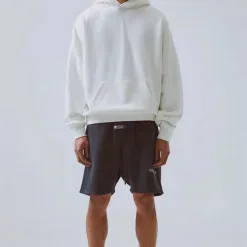 Hochwertige Fear Of God Sweatshirts aus blauem Fleece mit Stickerei