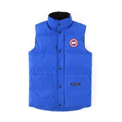 Meistverkaufte Canada Goose Weste Weiß Polyester Stickerei Stil