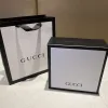 Luxus-Gucci-Gürtel aus schwarzem Rindsleder, klassische Kollektion