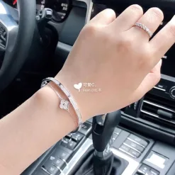 Hochwertiges Cartier Armband Silber Klassisch Luxus