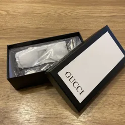 Premium Gucci Brille Blau Logo Luxus