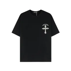Meistverkaufte Chrome Hearts T-Shirts Baumwolle Distressed Luxus