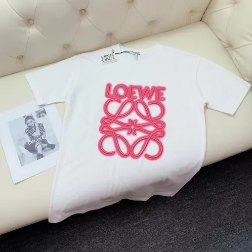 Premium Loewe Kurzarm Baumwolle Klassisch Luxus