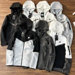 Luxus Nike Mäntel Schwarz Baumwolle Luxus