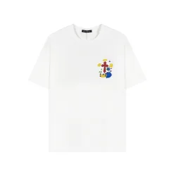 Premium Qualität Chrome Hearts T-Shirts Baumwolle Druck Luxus