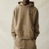 Luxus Fear Of God Sweatshirts Hellbraun Fleece Logo Style
