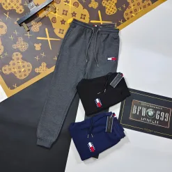 Premium Qualität Tommy Hilfiger Hose Schwarz Casual Style
