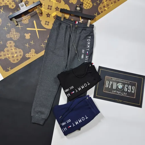 Bestseller Tommy Hilfiger Hosen Schwarze Fleece Casual Kollektion
