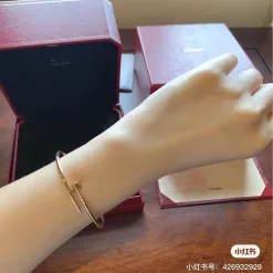 Hochwertiges Cartier-Armband im Goldstil