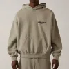Bestseller Fear Of God Sweatshirts Schwarzes Fleece Logo Kollektion