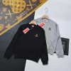 Luxus Kenzo Sweatshirts Grau Baumwolle Stickerei Luxus