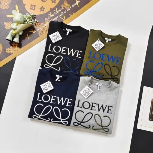 Bestseller Loewe Jacken Schwarze Fleece Classic Kollektion