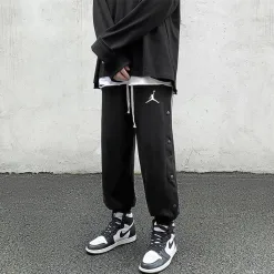 Premium Qualität Jordan Jogginghose Schwarz Fleece Casual Luxus
