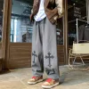 Meistverkaufte Chrome Hearts Jogginghose Schwarz Fleece Bestickter Stil