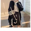Luxus Thom Browne Jacken Navy Wolle Klassischer Stil