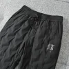 Premium Burberry Straight-Leg Hose Weiß Fleece Casual Kollektion