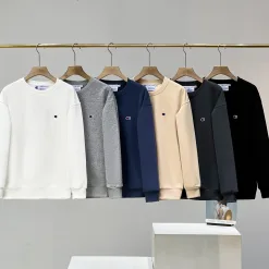 Hochwertige Champion Sweatshirts Silber Fleece Luxus