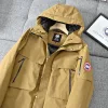 Meistverkaufte Canada Goose Daunenjacken Weißes Fleece Luxus
