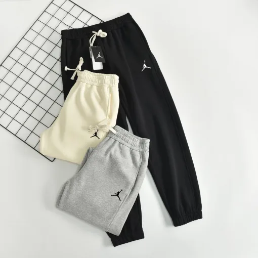 Premium Jordan Jogginghose Schwarz Luxus