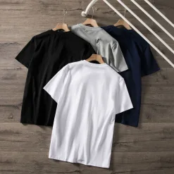 Hochwertiges Ralph Lauren Kurzarmhemd aus schwarzer Baumwolle im klassischen Stil
