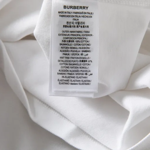 Bestseller: Kurzarmhemden von Burberry im schwarzen Logo-Stil
