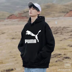 Bestseller Puma Sweatshirts Schwarz Baumwolle Solid Luxus