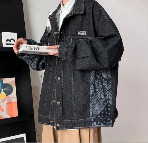 Hochwertige Vans-Shirts im schwarzen Denim-Stil