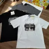 Luxus Balenciaga Kurzarm Schwarz Baumwolle Atmungsaktiv Kollektion