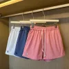 Premium Qualität Ralph Lauren Shorts Blau Baumwolle Bestickt Luxus