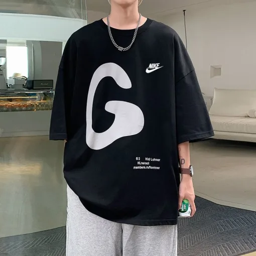 Luxus Nike T-Shirt Schwarz Luxus
