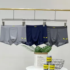 Hochwertige Fendi Unterwäsche Schwarz Seide Atmungsaktiv Stil