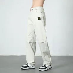 Hochwertige Freizeithose von Stone Island in Schwarz, Freizeitkollektion