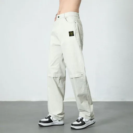 Hochwertige Freizeithose von Stone Island in Schwarz, Freizeitkollektion