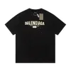 Hochwertige Balenciaga Kurzarm Baumwolle Atmungsaktiv Luxus