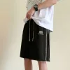 Hochwertige Balenciaga Shorts in Schwarz, lässiger Stil