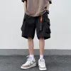 Luxus-Shorts von Stone Island in Schwarz im klassischen Stil