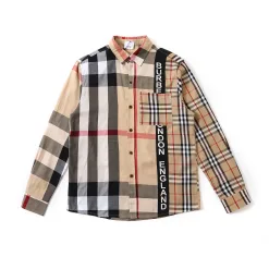 Premium Qualität Burberry Langarm Baumwolle Klassischer Stil