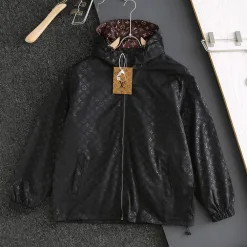 Premium Louis Vuitton Jacken im Polyester-Jacquard-Stil