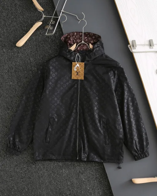 Premium Louis Vuitton Jacken im Polyester-Jacquard-Stil