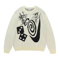Bestseller Nike Pullover Beige Wolle Logo Luxus