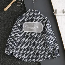 Luxus-Dior-Hemden Denim Jacquard Luxus