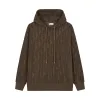 Hochwertige Dior Sweatshirts im schwarzen Baumwoll-Jacquard-Stil