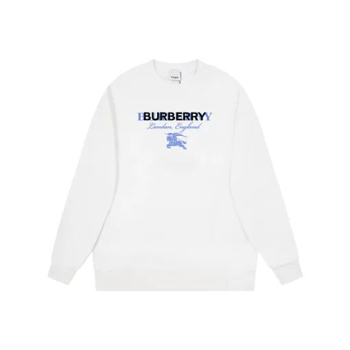 Burberry Sweatshirts in Premiumqualität, Schwarz gewaschen, Luxus