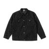 Premium Dior Mantel im Denim-Jacquard-Stil