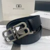 Hochwertige Balenciaga Fashion Gürtel Leder Retro Luxus