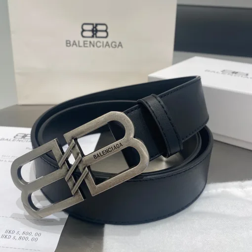 Hochwertige Balenciaga Fashion Gürtel Leder Retro Luxus