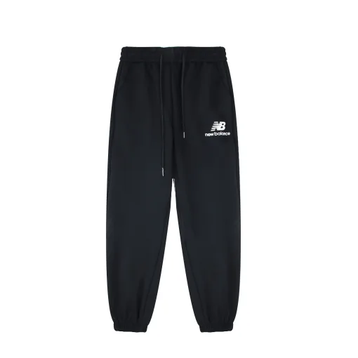 Hochwertige New Balance Hose Schwarz Strick Casual Luxury