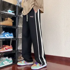 Premium Qualität Balenciaga Casual Hose Schwarz Solid Luxury