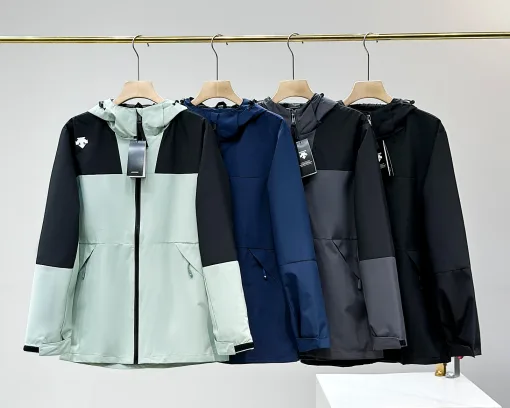 Premium Descente Mantel Schwarz Minimalistischer Luxus
