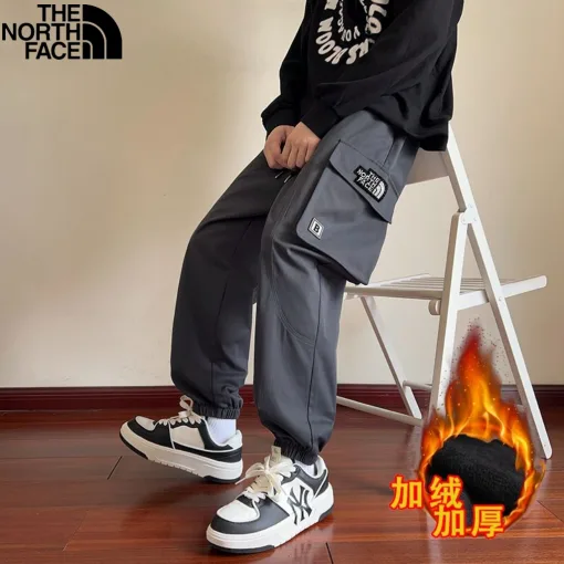 Premium The North Face Hose Grau Fleece Casual Kollektion